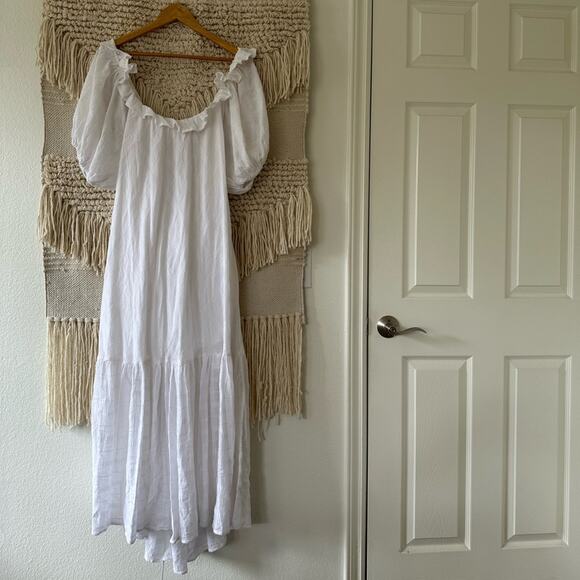 Free People Dresses & Skirts - Free People Kaylyn Ruffle Midi Dress